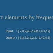 Sorting Of Array Depending On Frequency Of Elements In Python Python Program For Beginners