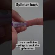 How To Remove A Splinter Shorts Splinter Splinterhack