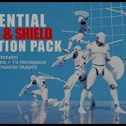 Essential Spear Shield Animation Pack Unreal Marketplace