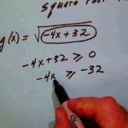 AFG 007 Domain Of A Square Root Function