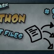 Let S Learn Python 9 Creating Text Files