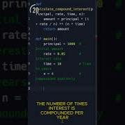 Mastering Compound Interest Calculation In PYTHON