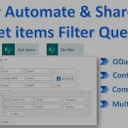 Power Automate OData Filter Query Flow For SharePoint List