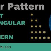 Code 111 Right Triangular Star Pattern Star Patterns Using Python 365 Days Of Code