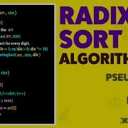 Radix Sort Algorithm Step By Step Dry Running Of Pseudocode Part 2 Sorting Algorithms DSA