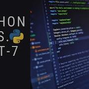 Object Oriented Programming Python 7 Part 7 Python Tutorials