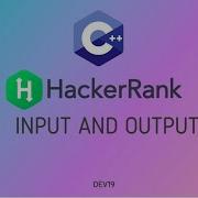 2 Input And Output Hackerrank C Solutions