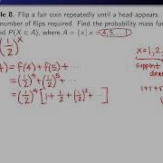 Discrete Random Variables Example 8