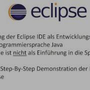 01 Eclipse IDE Einführung In Die Videoreihe