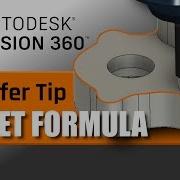 Fusion 360 Chamfer Tip Offset Formula FF120