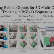 Seeing Behind Objects For 3D Multi Object Tracking In RGB D Sequences