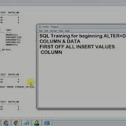 SQL Training For Beginning ALTER DELETE UPDATE COLUMN DATA
