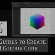 Using Guides To Create An RGB Colour Cube