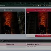 Real Time Fire Detection System Using YOLOv8 Django AI Computer Vision Project Source Code