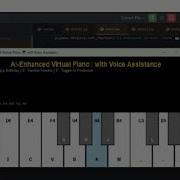 AI Virtual Piano Play Music With Keyboard Voice Hand Gestures Python Project Demo