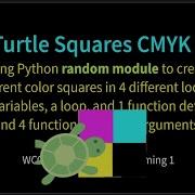 12 Turtle Squares CMYK Pt1