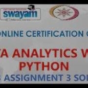 NPTEL Data Analytics With Python Quiz Week3 Assignment 3 Solution 2022