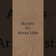 Array Vs ArrayLists Array Arraylist List Learnwithmejeya Datastructures