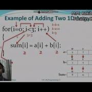 6 5 Programming Exercise Add Two 1D Array