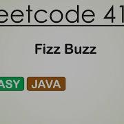 Leetcode 412 Fizz Buzz Java