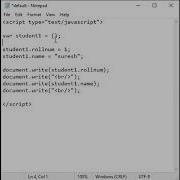 Creating Objects In JavaScript Using Object Literal Notation JavaScript Shorts 61