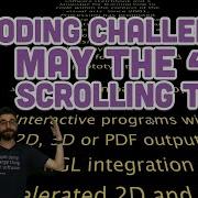Coding Challenge 101 May The 4th Scrolling Text