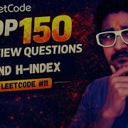 H Index LeetCode 274 Top Interview 150 JavaScript