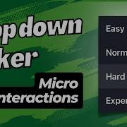 SwiftUI Drop Down Picker Micro Interactions Xcode 14 SwiftUI Tutorials
