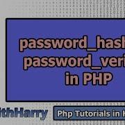 PHP Login System Tutorial Password Hash And Password Verify In Php PHP Tutorial 46
