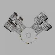 Bugatti W16 Engine Animation In Solidworks