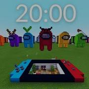 MINECRAFT AMONG US 20 MINUTE TIMER With MUSIC ALARM