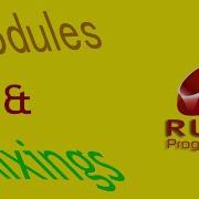 Ruby Modules And Mixins Part 01 Introduction