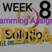 NPTEL Programming Data Structures And Algorithms Using Python WEEK 8 QUIZ Solution