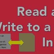 C Read And Write To A Text File