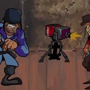 FNF Stress But Is Soldier And Scout Cover