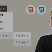 Responsive Dropdown Submenu In HTML CSS