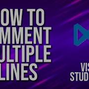 How To Comment Multiple Lines Visual Studio Code Tutorial