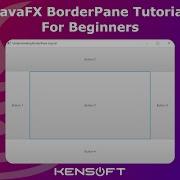 JavaFX BorderPane Layout Tutorial For Beginners