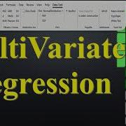 Multivariate Linear Regression VS Multiple Linear Regression Excel Add Ins