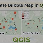 Создание пузырьковой карты в QGIS Учебное пособие 2024