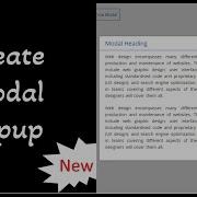 Create Modal Popup Codenuts