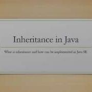46 Java Programming Course Inheritance