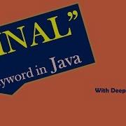32 FINAL Keyword In Java FINAL Variable In Java CORE JAVA Hindi