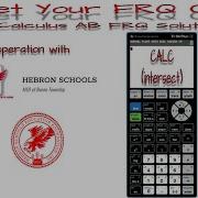 Finding Where The Graphs Of Two Functions Intersect TI 84 Plus CE