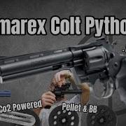 Тестовая стрельба из пистолета Umarex Colt Python CO2