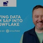 Moving Data Into Snowflake From SAP NetWeaver Using SNP Glue Connector
