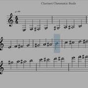 Bb Clarinet Chromatic Scale All Notes Fingering Chart