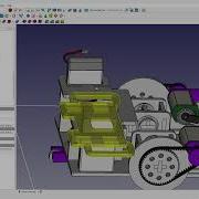 Tim S DC Motor Draw Bot Part 1 FreeCAD