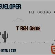 Chrome T Rex Game JavaScript HTML CSS For Newbies
