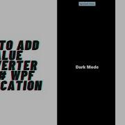 How To Add Value Converter In WPF C Application